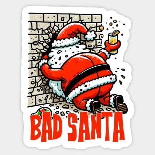 Bad santa Sticker